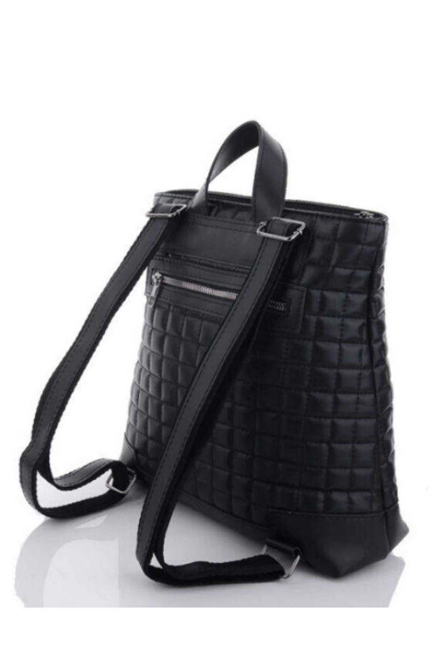 Жіночий рюкзак чорний 47304 - фото 2