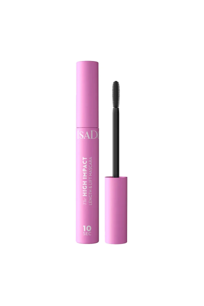 Туш IsaDora The Hight Impact lenght and lift mascara чорна 01 (рожевий)
