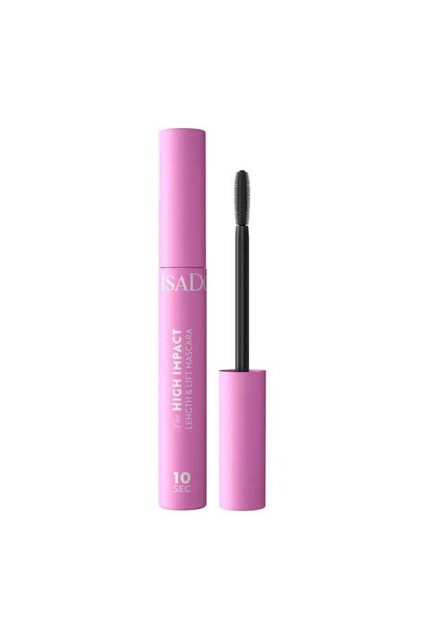 Туш IsaDora The Hight Impact lenght and lift mascara чорна 01 (рожевий) - фото 1