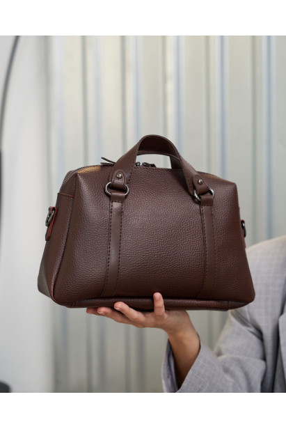 Сумка шоколадна жіноча