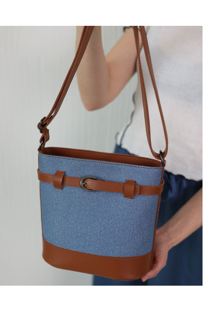 Жіноча джинсова сумочка синя 