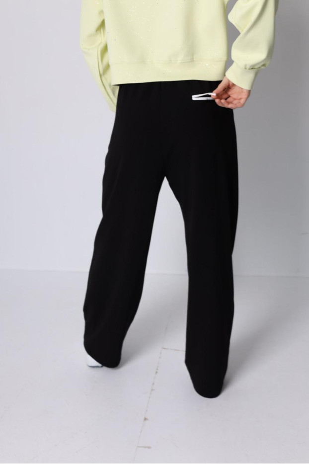 Брюки-палацо жіночі 46-50 моко (82686S) - фото 8