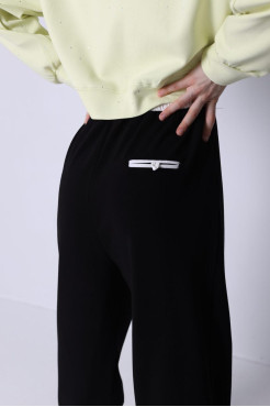 Брюки-палацо жіночі 46-50 моко (82686S) - фото 9