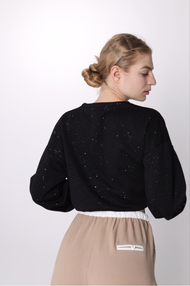 Брюки-палацо жіночі М моко (82686M) - фото 4