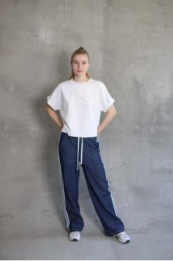 Футболка трикотажна Cлоник 46-50 молочна (816026) - фото 7