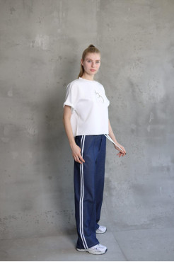 Футболка трикотажна Cлоник 46-50 молочна (816026) - фото 8