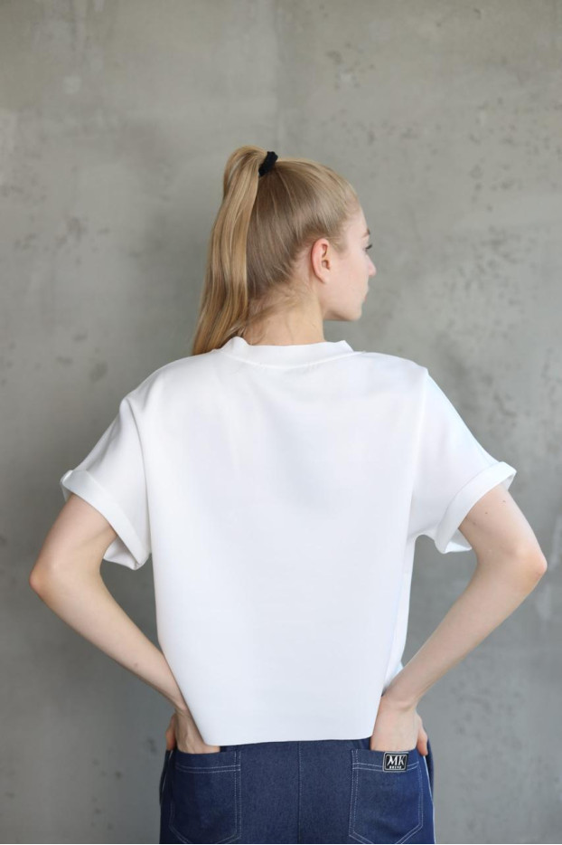 Футболка трикотажна Cлоник 46-50 молочна (816026) - фото 10