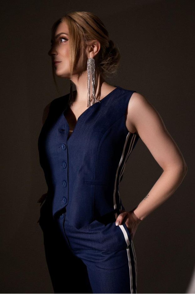 Костюм джинсовий 44-46 синій (5903-36) - фото 7