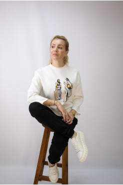 Брюки-джогери на резинці жіночі 52-54 чорні (6758XXL) - фото 6