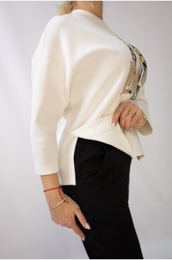 Брюки-джогери на резинці жіночі 52-54 чорні (6758XXL) - фото 9