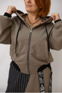 Костюм жіночий двійка 48-54 капучино (3699k) - фото 6