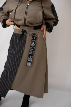 Костюм жіночий двійка 48-54 капучино (3699k) - фото 8