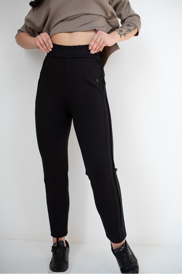 Брюки жіночі класичні 52-54 чорні (026XXXXL) - фото 4