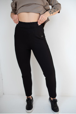 Брюки жіночі класичні 46-48 чорні (026L) - фото 1