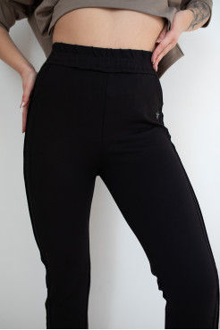 Брюки жіночі класичні 46-48 чорні (026L) - фото 3