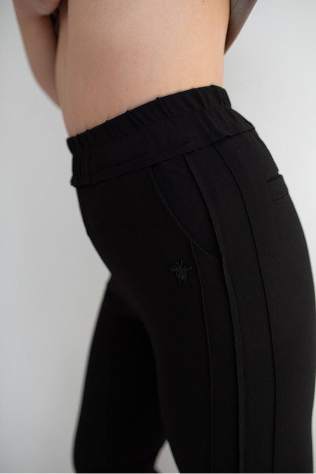 Брюки жіночі класичні 46-48 чорні (026L) - фото 9