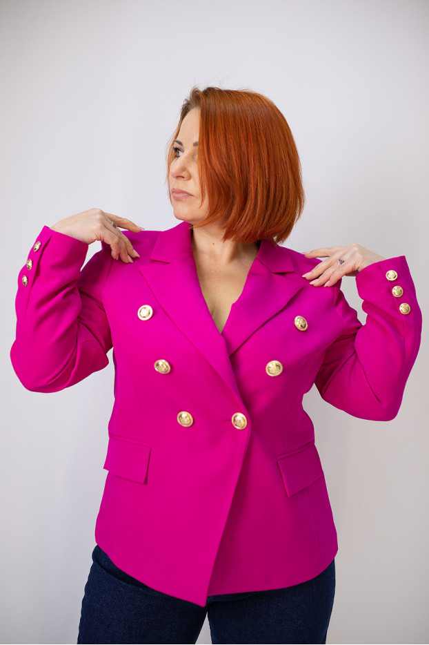 Піджак жіночий 50 фуксія (19143f50) - фото 1