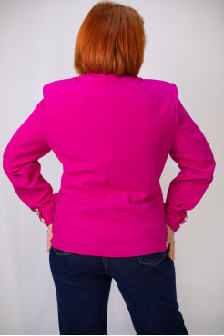 Піджак жіночий 50 фуксія (19143f50) - фото 7