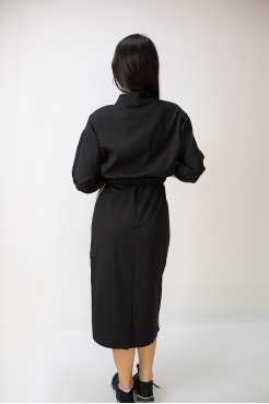 Костюм сукня+бомбер жіноча 42-44 чорна (6431-36) - фото 6