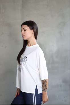 Футболка трикотажна 50-56 молочна (816100m) - фото 2