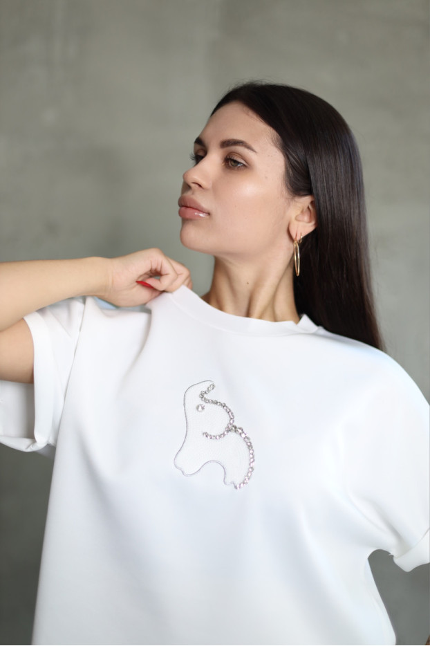 Футболка трикотажна 50-56 молочна (816100m) - фото 7