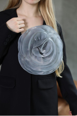 Костюм жіночий брючний 48-50 чорний (82657blL) - фото 4