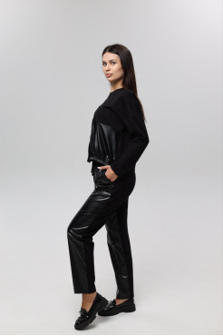 Світшот жіночий MK 52-54 чорний (2323 XL) - фото 2