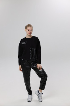 Світшот жіночий MK 50-52 чорний (2323L) - фото 7