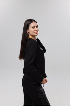 Світшот жіночий MK 46-48 чорний (82323S) - фото 3