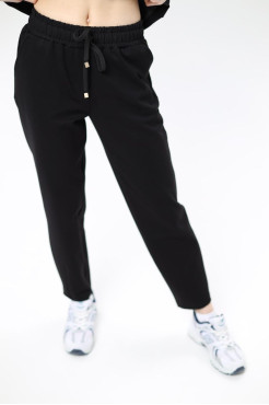 Брюки-слоучі MK з защіпами 52-54 чорні (2222XXL) - фото 1