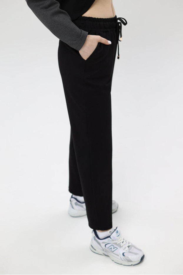 Брюки-слоучі MK з защіпами 52-54 чорні (2222XXL) - фото 2