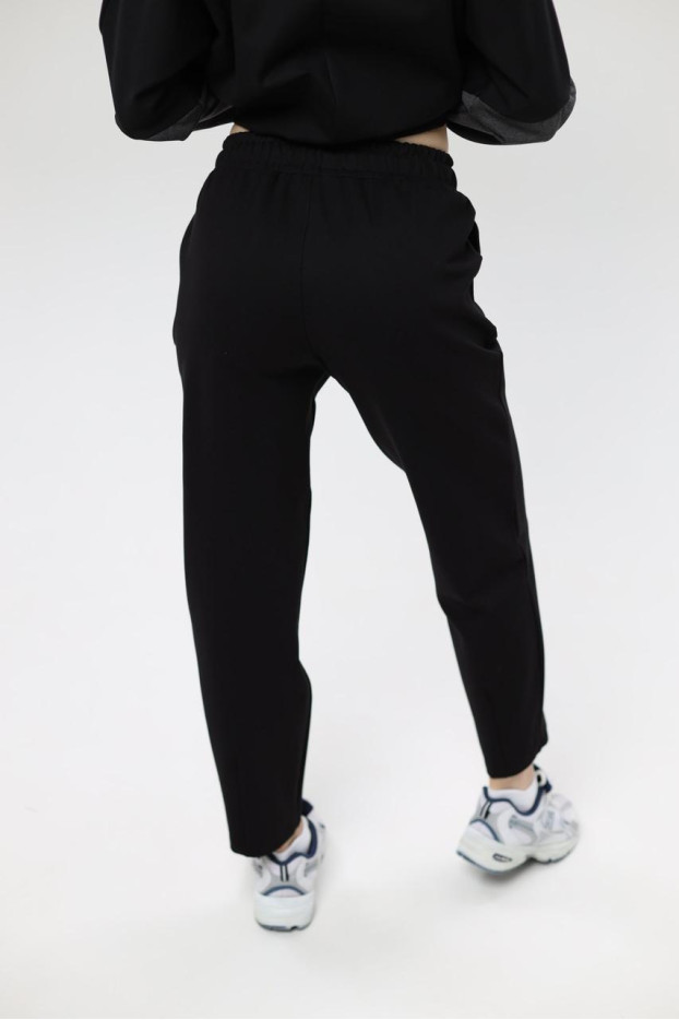 Брюки-слоучі MK з защіпами 52-54 чорні (2222XXL) - фото 3