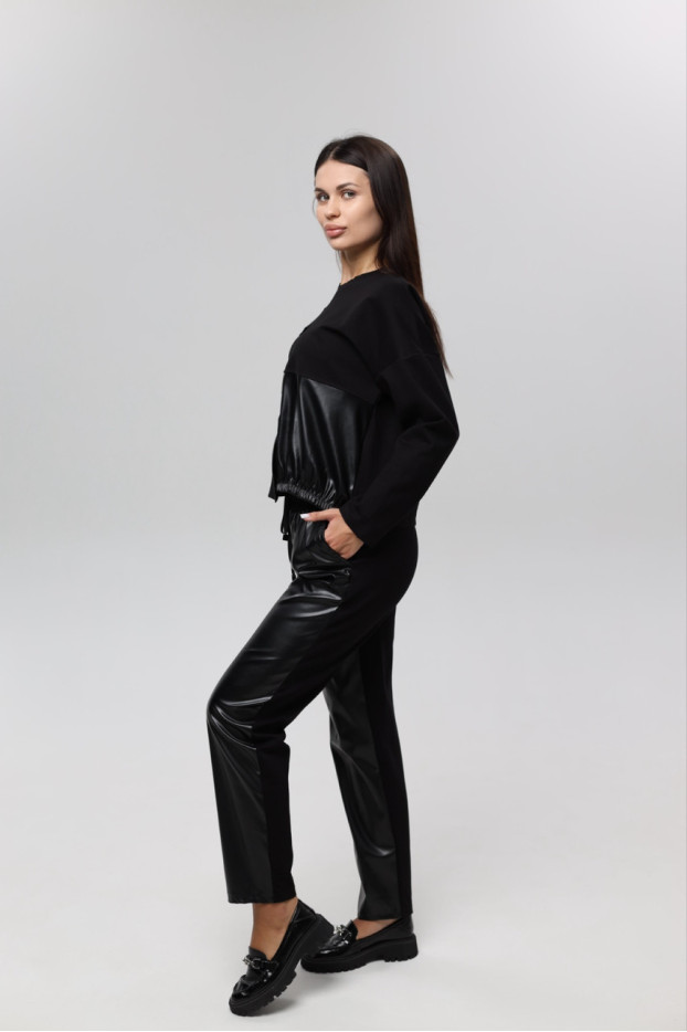 Світшот жіночий MK 54-56 чорний (2323XXL) - фото 2