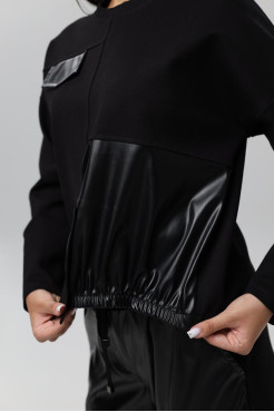 Світшот жіночий MK 54-56 чорний (2323XXL) - фото 10