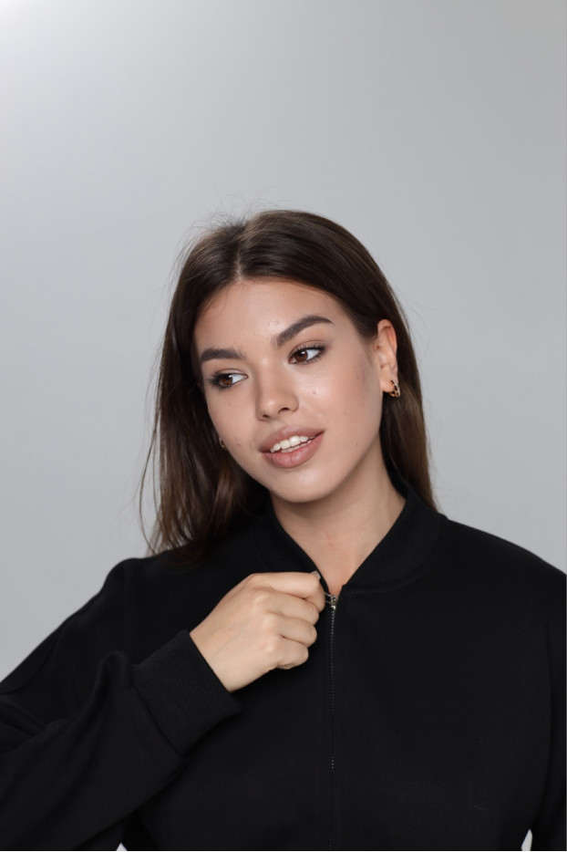 Костюм двійка жіночий 48-50 чорний (85063blM) - фото 5