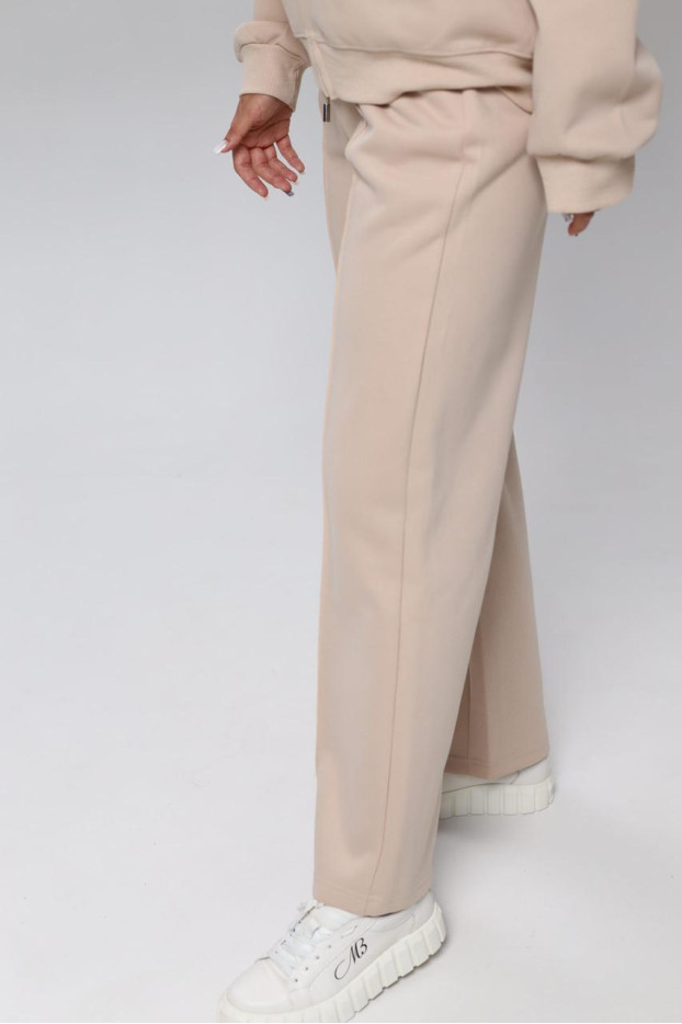 Костюм двійка жіночий 44-48 бежевий (85063bejS) - фото 10