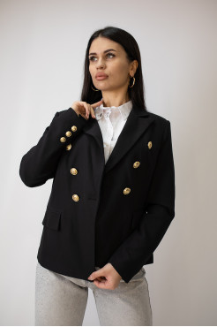 Піджак жіночий 52(48) чорний (19143bl50) - фото 1