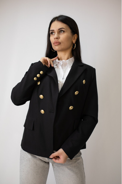 Піджак жіночий 52(48) чорний (19143bl50)