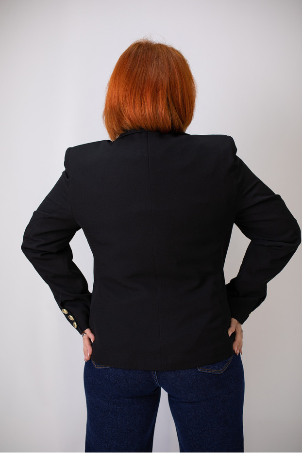 Піджак жіночий 52(48) чорний (19143bl50) - фото 6