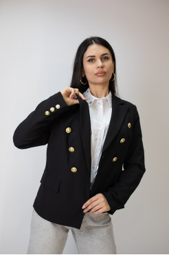 Піджак жіночий 52(48) чорний (19143bl50) - фото 8