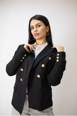 Піджак жіночий 52(48) чорний (19143bl50) - фото 9