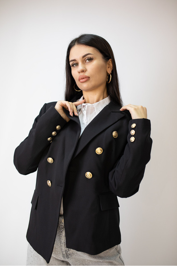 Піджак жіночий 52(48) чорний (19143bl50) - фото 9