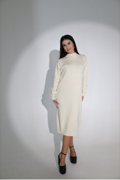Сукня трикотажна в'язана 46-54 молочна (82272m) - фото 1
