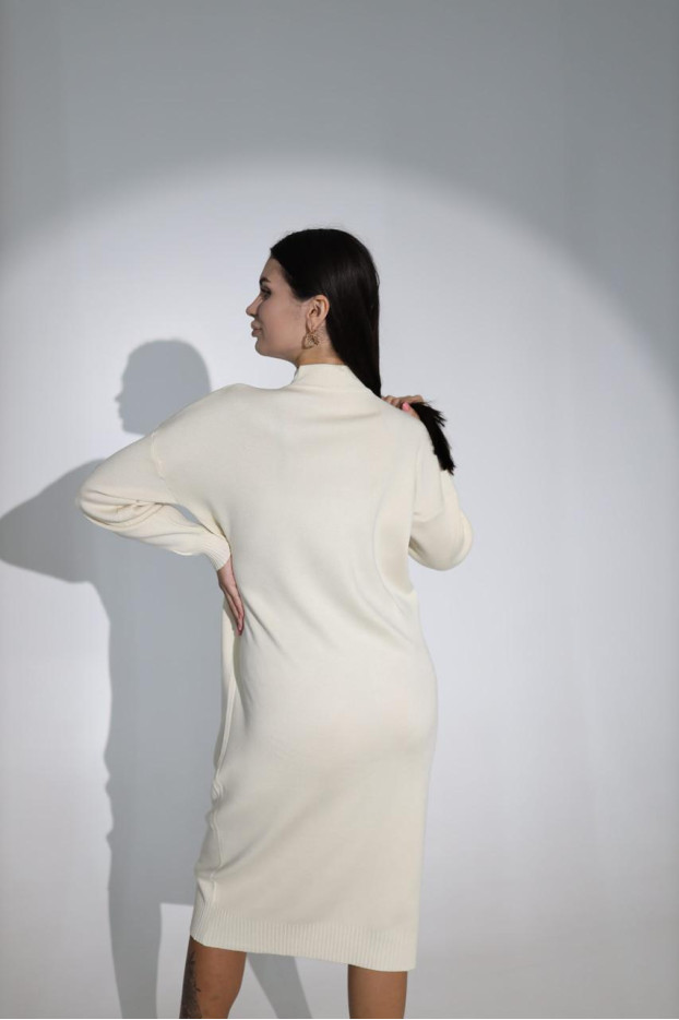 Сукня трикотажна в'язана 46-54 молочна (82272m) - фото 2