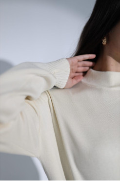 Сукня трикотажна в'язана 46-54 молочна (82272m) - фото 4