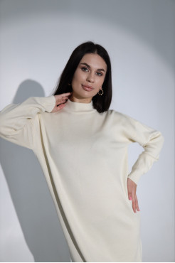 Сукня трикотажна в'язана 46-54 молочна (82272m) - фото 5