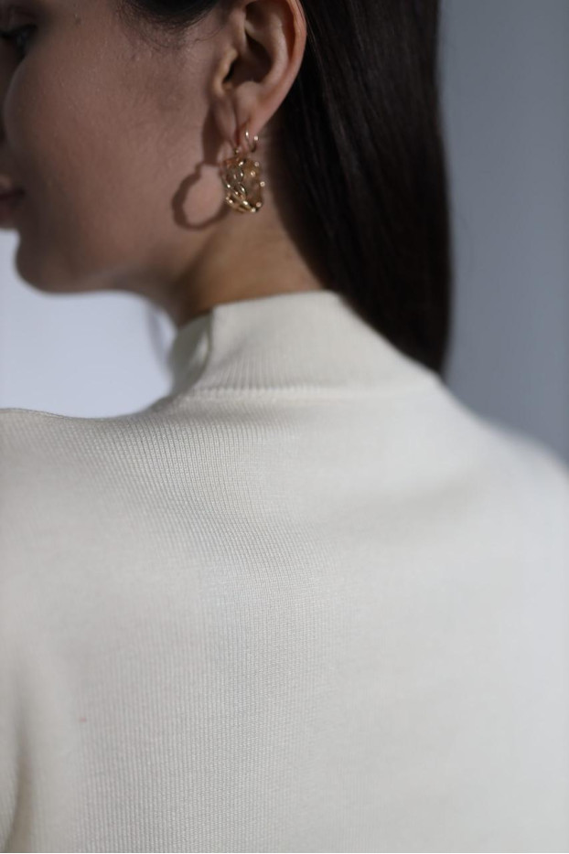 Сукня трикотажна в'язана 46-54 молочна (82272m) - фото 6