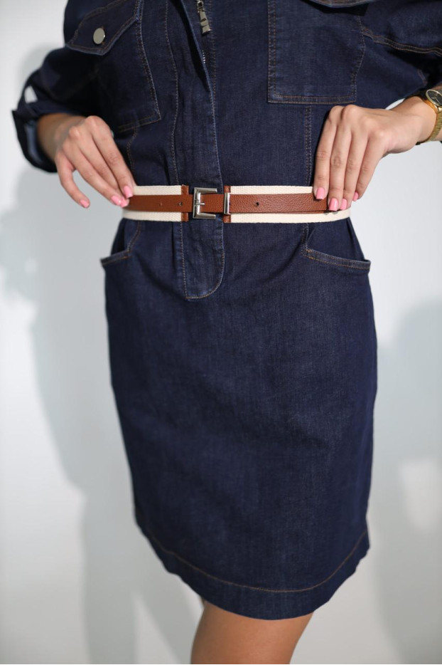 Сукня джинсова 48 синя (6533-42) - фото 6