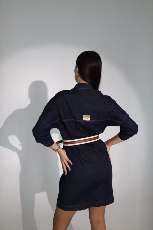 Сукня джинсова 48 синя (6533-42) - фото 8