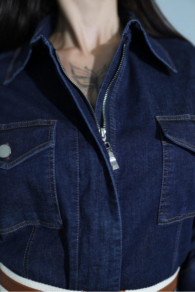 Сукня джинсова 42 синя (6533-36) - фото 4